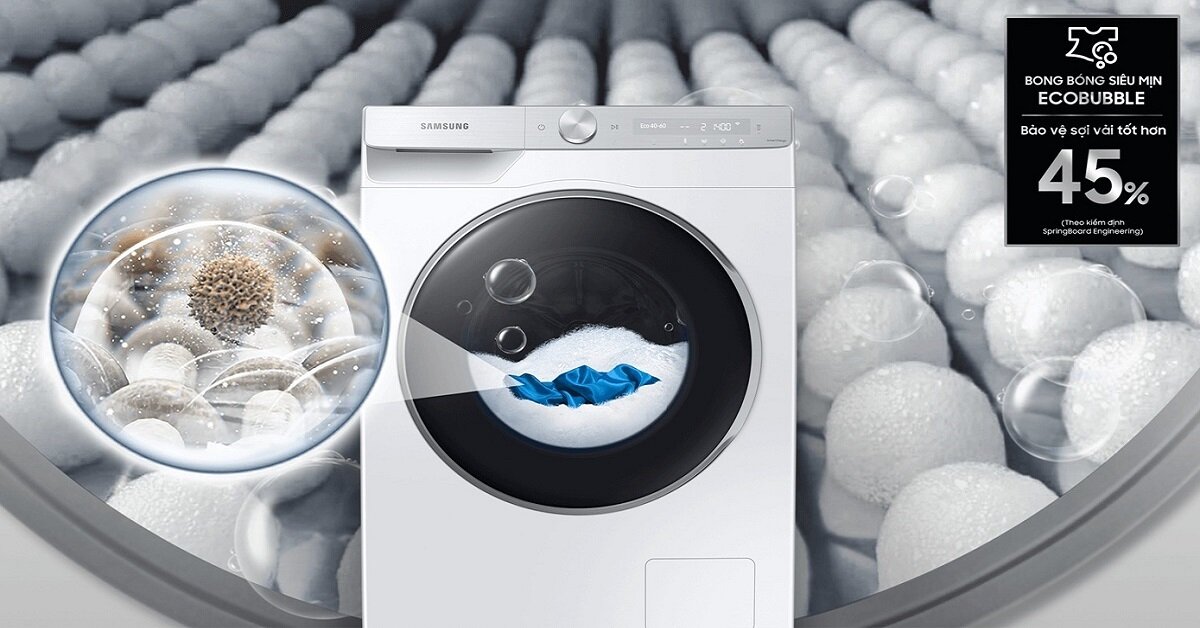 máy giặt Samsung Inverter 10kg ww10ta046ae/sv