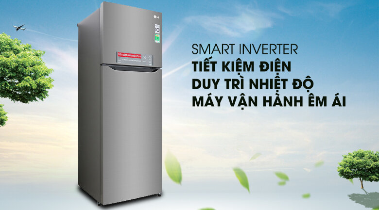 Tủ lạnh LG Inverter giúp tiết kiệm điện năng tối ưu