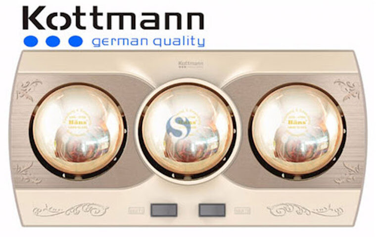 Những ưu nhược điểm của đèn sưởi nhà tắm Kottmann
