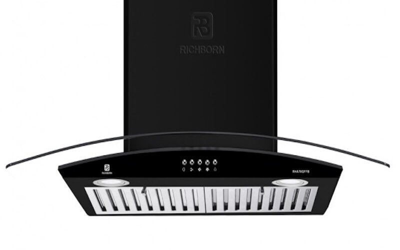 Máy hút mùi Richborn RHA70GFFB vẻ đẹp mạnh mẽ cho gian bếp hiện đại