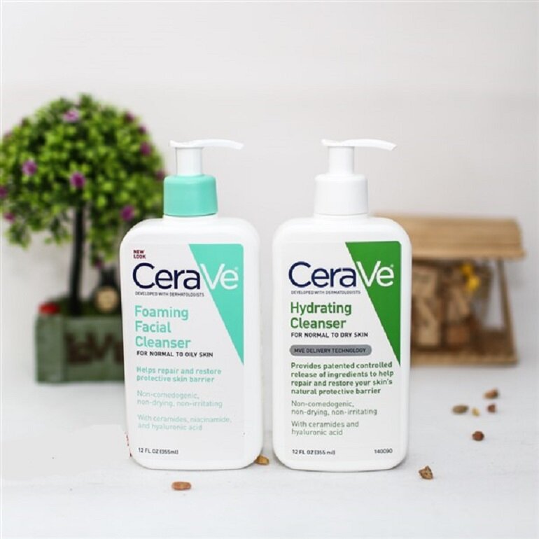 Sữa rửa mặt Cerave được đánh giá cao về chất lượng