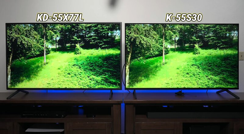 So sánh tivi Sony K-55S30 và KD-55X77L - Chênh lệch giá không lớn, nhưng tivi nào đáng mua hơn?