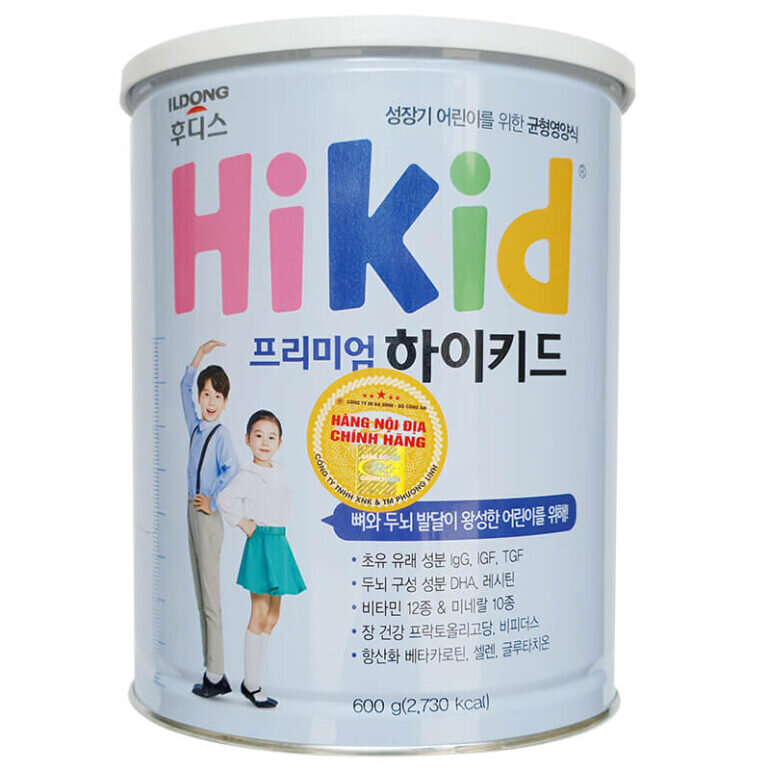 Sữa tăng chiều cao cho bé 3 tuổi Hikid Premium