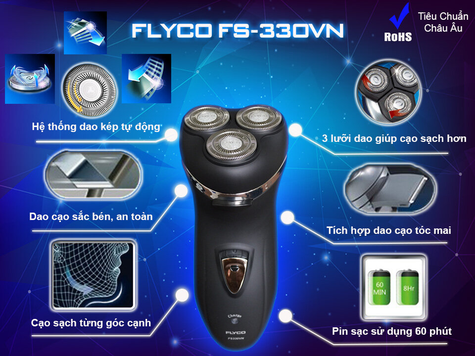 Máy cạo râu Flyco FS 330VN