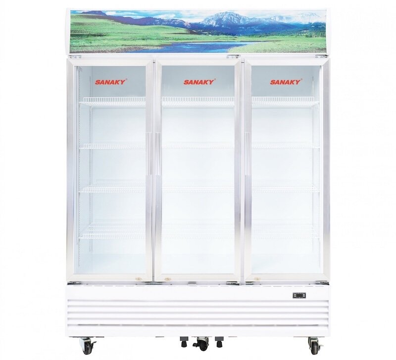 Tủ mát Sanaky Inverter 3 cánh 1400 lít VH-1520HP3 tính năng hiện đại, làm lạnh hiệu quả