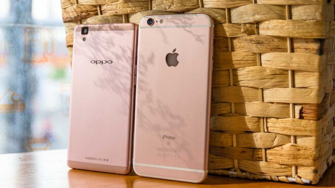 Oppo F7 có tốt hơn iPhone 6S Plus không?