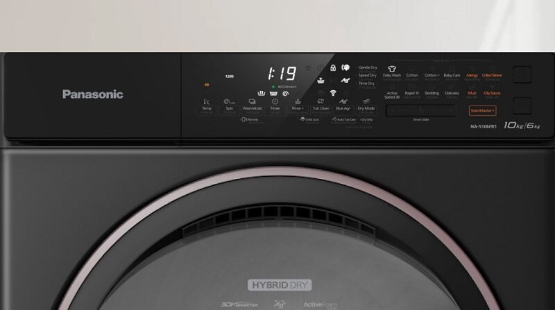 Máy giặt sấy Panasonic 10 kg NA-S106FR1PV đang giảm nửa giá,
