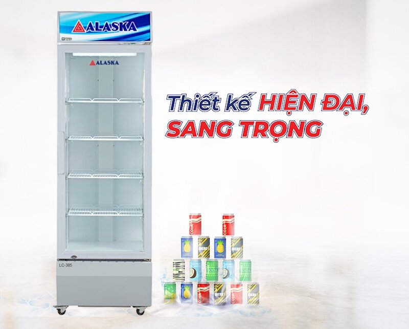 Tủ mát Alaska 1 cánh 382 lít LC-385 sở hữu nhiều tính năng nổi bật