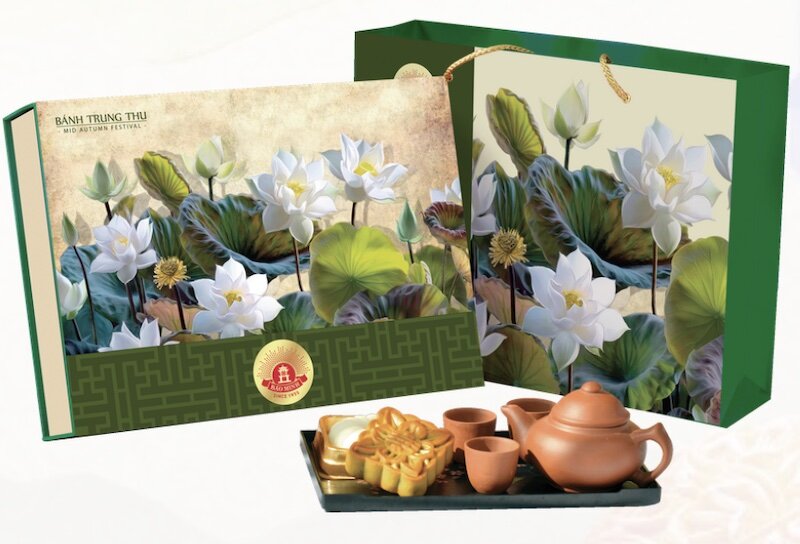 Hộp bánh trung thu Báo Minh Sen Cung Đình