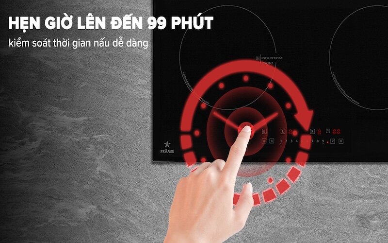 Bếp từ Pramie PRDE-2223 được nhiều người tiêu dùng tin tưởng lựa chọn