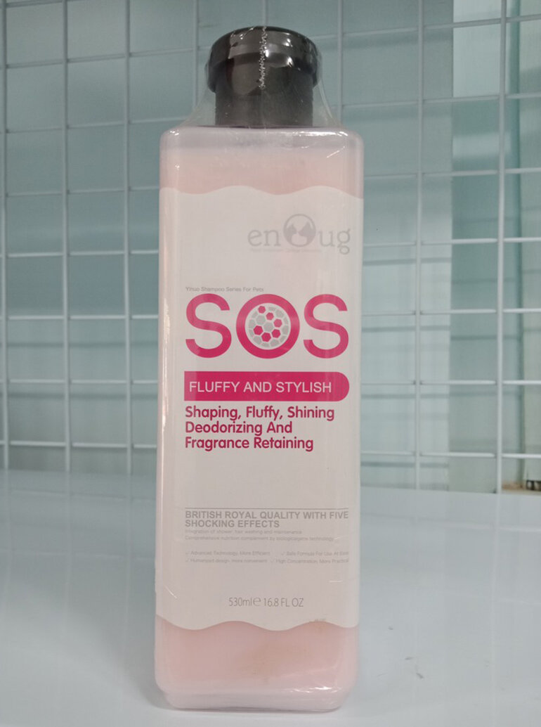 SOS pink deodorizing shower gel for dogs