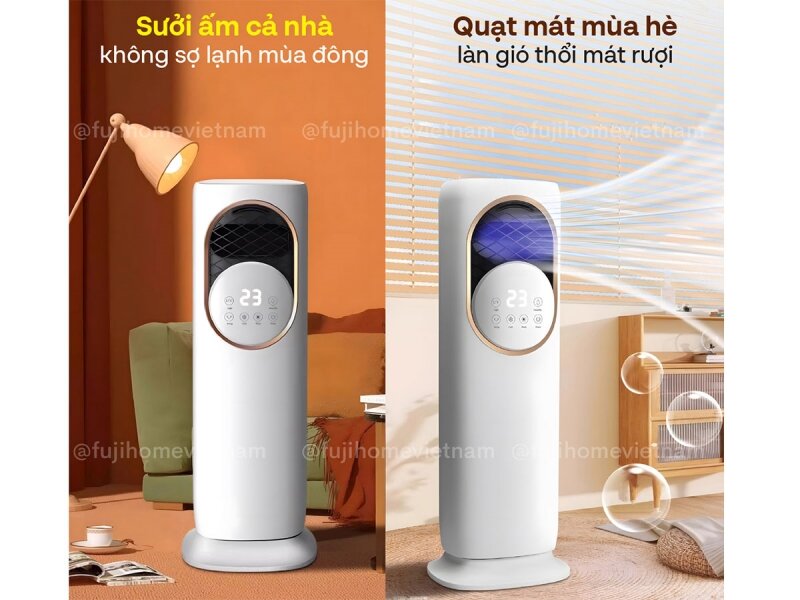 Fujihome AC01: Làm mát, sưởi ấm, tạo ẩm và khử khuẩn chỉ với một thiết bị
