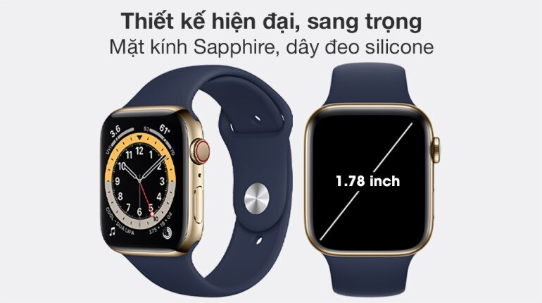apple watch series 6 màu xanh