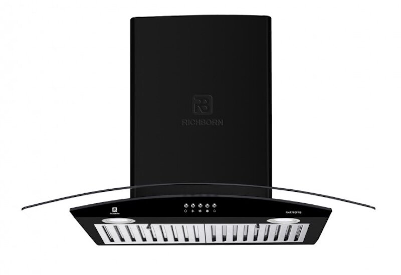 Máy hút mùi Richborn RHA70GFFB vẻ đẹp mạnh mẽ cho gian bếp hiện đại