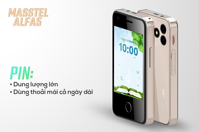 Điện thoại định vị trẻ em Masstel Alfa 5 giá hơn 1 triệu, bảo vệ học sinh an toàn từ xa
