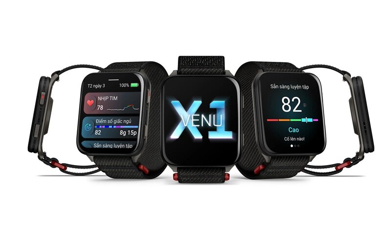 Đồng hồ thông minh Garmin Venu X1 siêu mỏng nhẹ, hội tụ loạt trang bị cao cấp bậc nhất