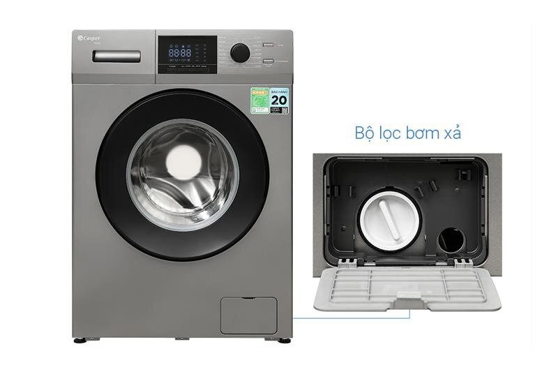 Chỉ từ 5 triệu, sở hữu ngay máy giặt Casper Inverter 10.5 kg WF-105VG5 hiện đại