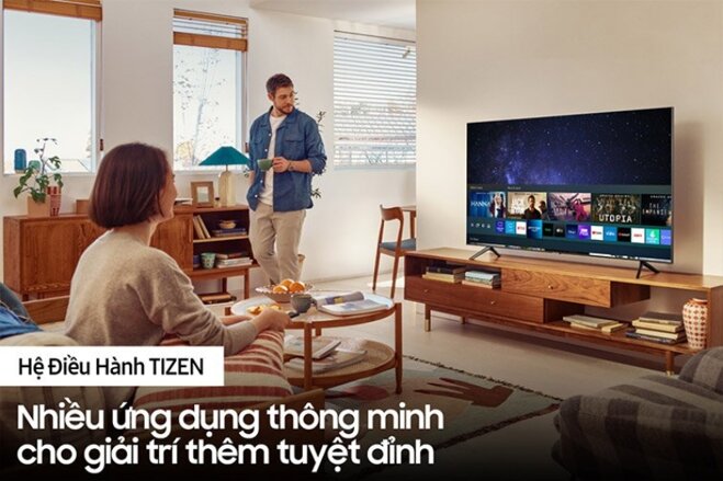 Smart tivi 4K Samsung 55 inch 55DU7700: Trải nghiệm hình ảnh và âm thanh đỉnh cao!