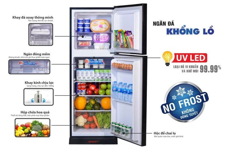tủ lạnh Sanaky 205 lít VH-208HYA
