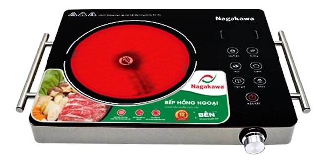 Bếp hồng ngoại dương 1 vùng nấu Nagakawa NAG0701