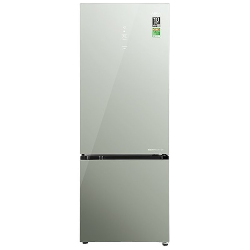 Tủ lạnh Aqua Inverter 292 lít AQR-B350MA(GM) thiết kế sang trọng, dung tích phù hợp