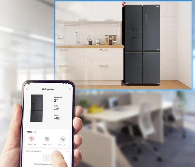 Tủ lạnh Toshiba GR-RB405WEA-PMV(06)-MG giảm nửa giá, có ngăn đông mềm và làm đá tự động