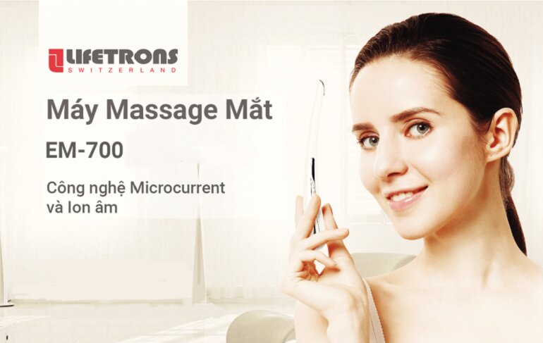 Máy massage mắt Lifetrons EM-700 có xuất xứ từ Thụy Sĩ