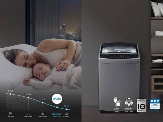 Máy giặt LG 10.5kg T2350VS2W