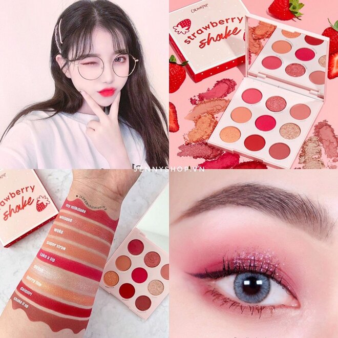 phấn mắt Colourpop tông cam đào