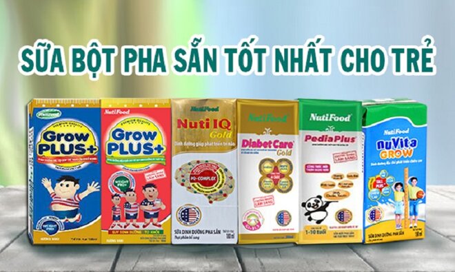 Sữa hộp giấy cho trẻ 2 tuổi tiện dụng, hàm lượng dưỡng chất tương tự sữa công thức