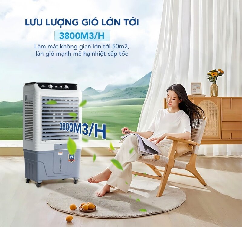 Công suất mạnh mẽ, phù hợp không gian rộng