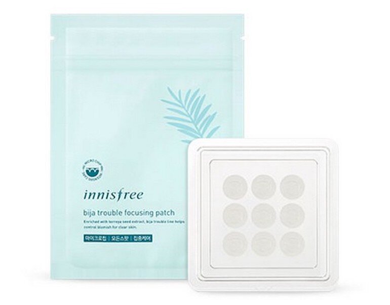 Պզուկների կորեական կարկատել Innisfree Bija Trouble Focusing Patch