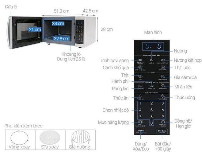 Lò vi sóng điện tử Inverter Sharp R-G52XVN-ST có tốt không?