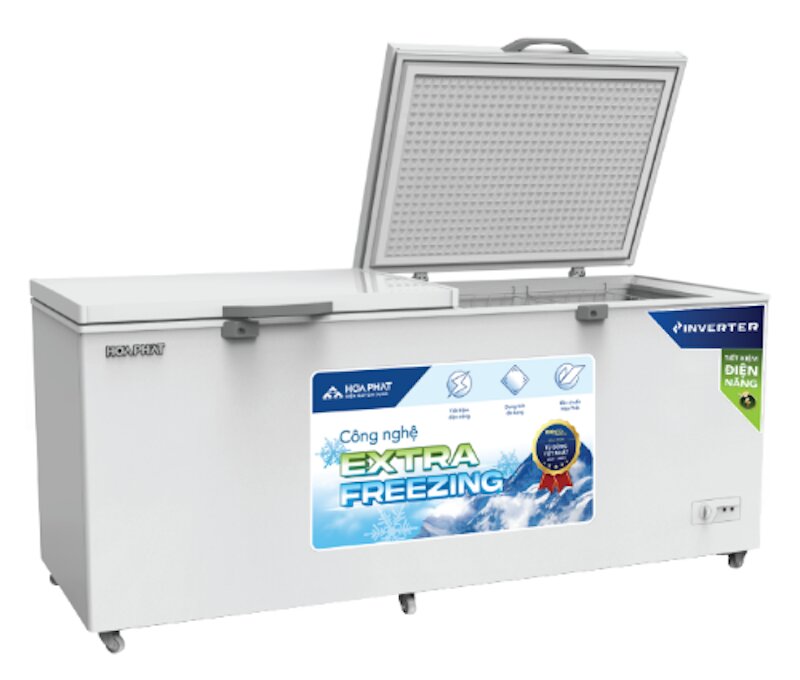 Tủ đông Hòa Phát Inverter 783 lít HPF AD8783 thiết kế hiện đại, sức chứa lớn