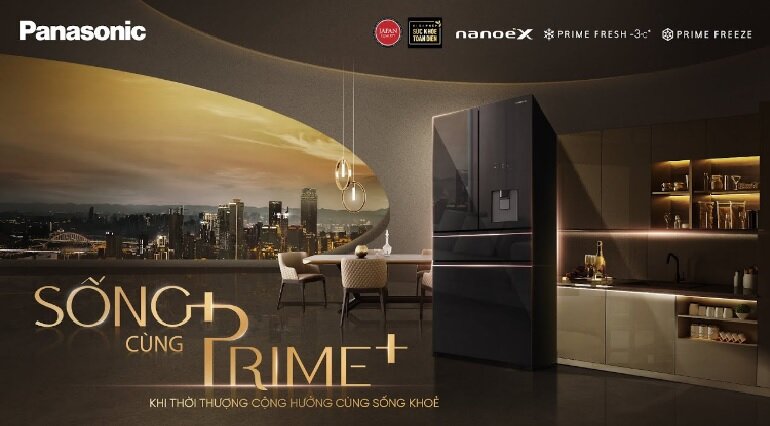 Tủ lạnh 4 cánh cao cấp Prime+ Edition.