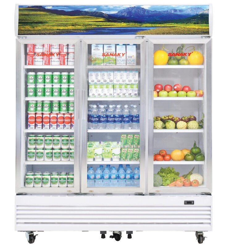 Tủ mát Sanaky Inverter 3 cánh 1400 lít VH-1520HP3 tính năng hiện đại, làm lạnh hiệu quả