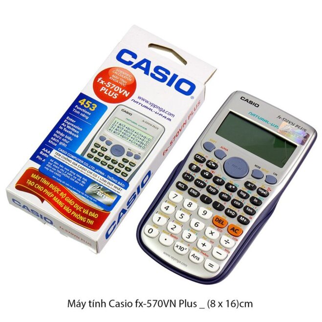 Do mua máy tính Casio FX-570VN Plus giả, nhái, kém chất lượng