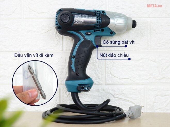 Máy vặn vít dùng điện Makita TD0101F