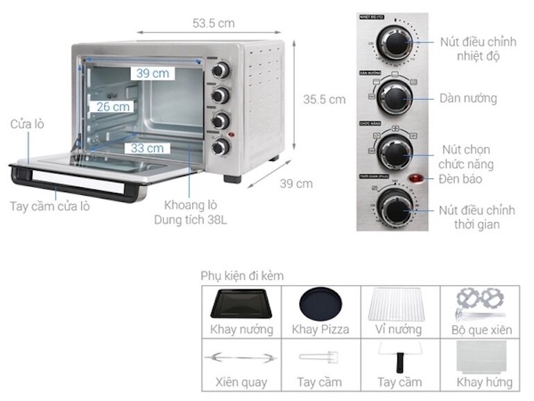 Ưu điểm của lò nướng Sharp EO-A384RCSV-ST