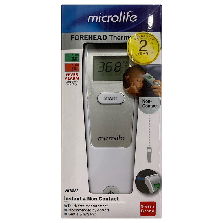 nhiệt kế điện tử hồng ngoại đo trán Microlife FR1MF1