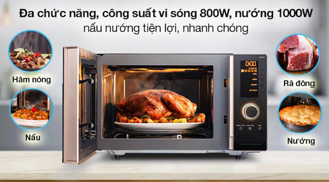 Lò vi sóng Electrolux EMS2382GRI đa dạng chức năng