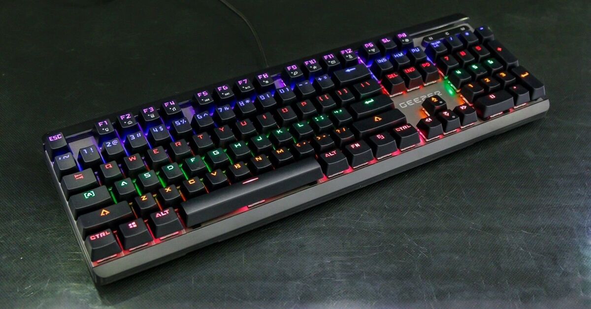 Geezer GS3: Bàn phím cơ giá rẻ nhưng build tốt, switch Kailh, led ổn