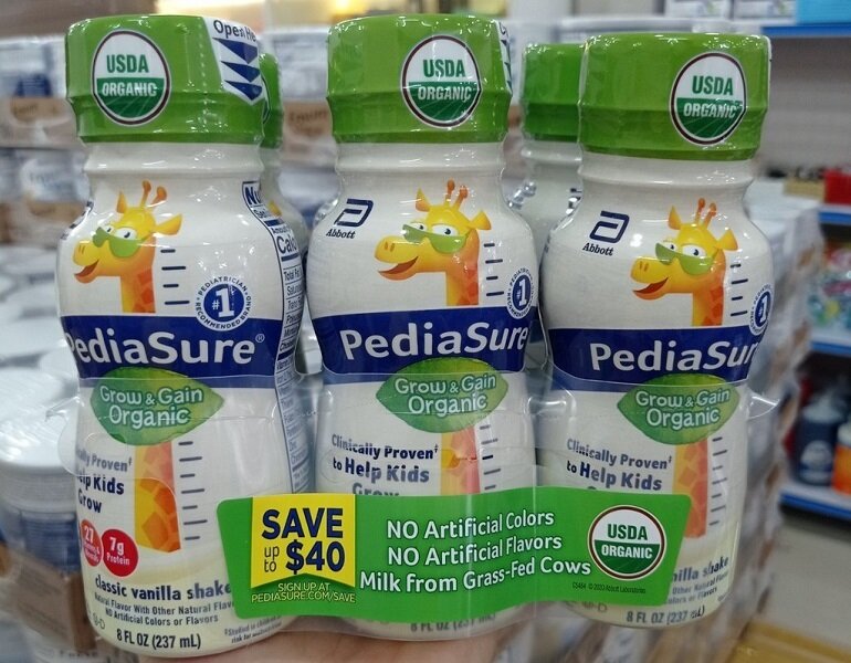 sữa Pediasure hữu cơ là gì