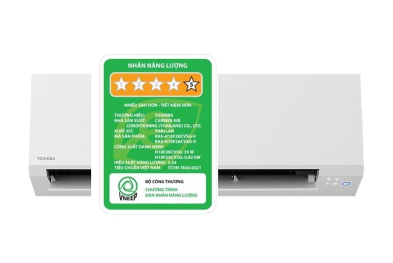 Toshiba RAS-H10F2KCVSG-V tiết kiệm điện 