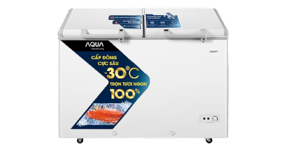 Giá bán tầm trung 7 triệu: Tủ đông Aqua AQF-C4202S có tốt không?