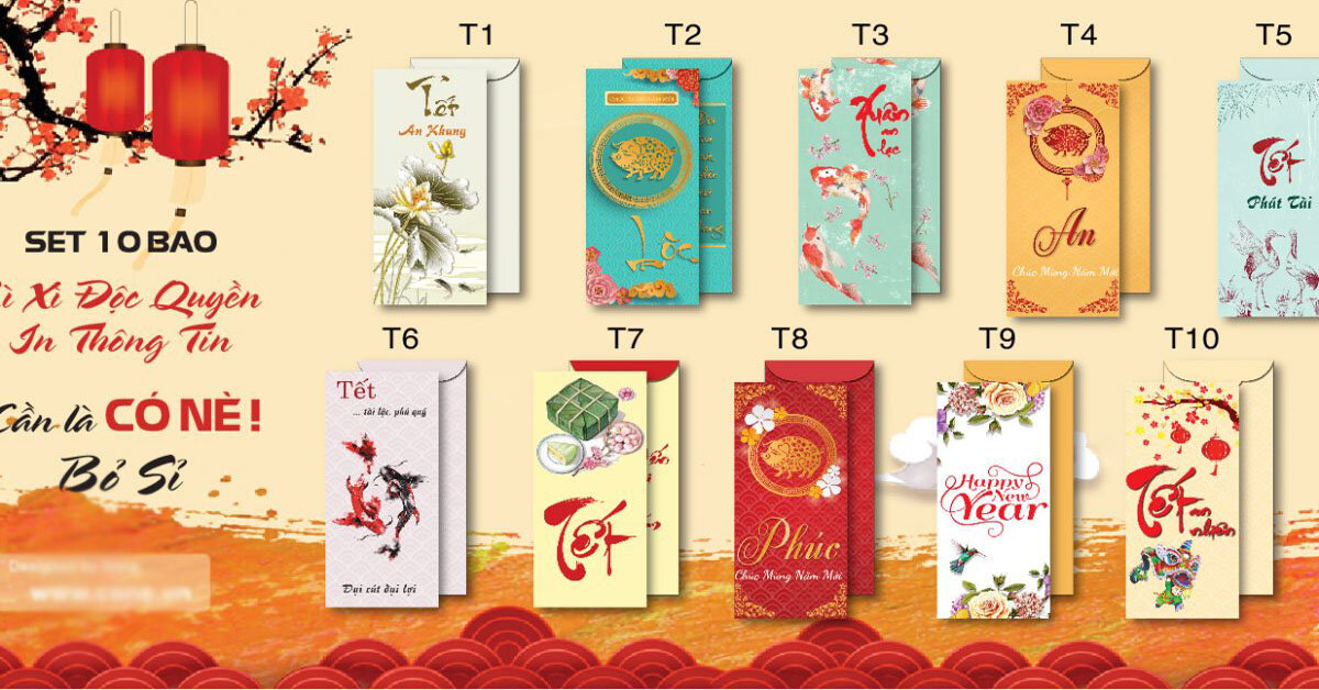 Giá bao lì xì năm 2019 quá "gắt", mua ở đâu giá rẻ mà nhiều mẫu mã đẹp?