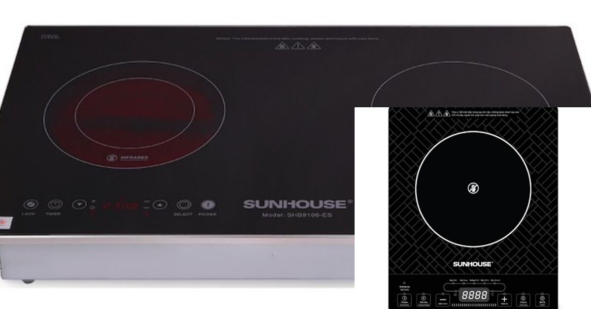 Giá bếp hồng ngoại Sunhouse - sự quan tâm hàng đầu của người tiêu dùng