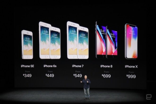 Giá điện thoại iPhone X, iPhone 8 và iPhone 8 Plus bao nhiêu tiền tại Việt Nam?