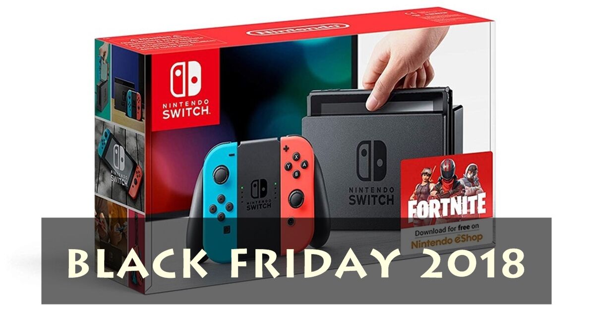 Giá máy chơi game Nintendo Switch trong ngày Black Friday 2018 là bao nhiêu?
