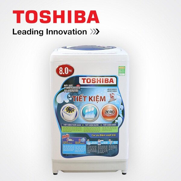 Giá máy giặt 8kg lồng đứng Toshiba bao nhiêu tiền tháng 1/2018